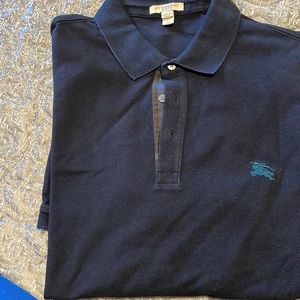 Burberry navy polo